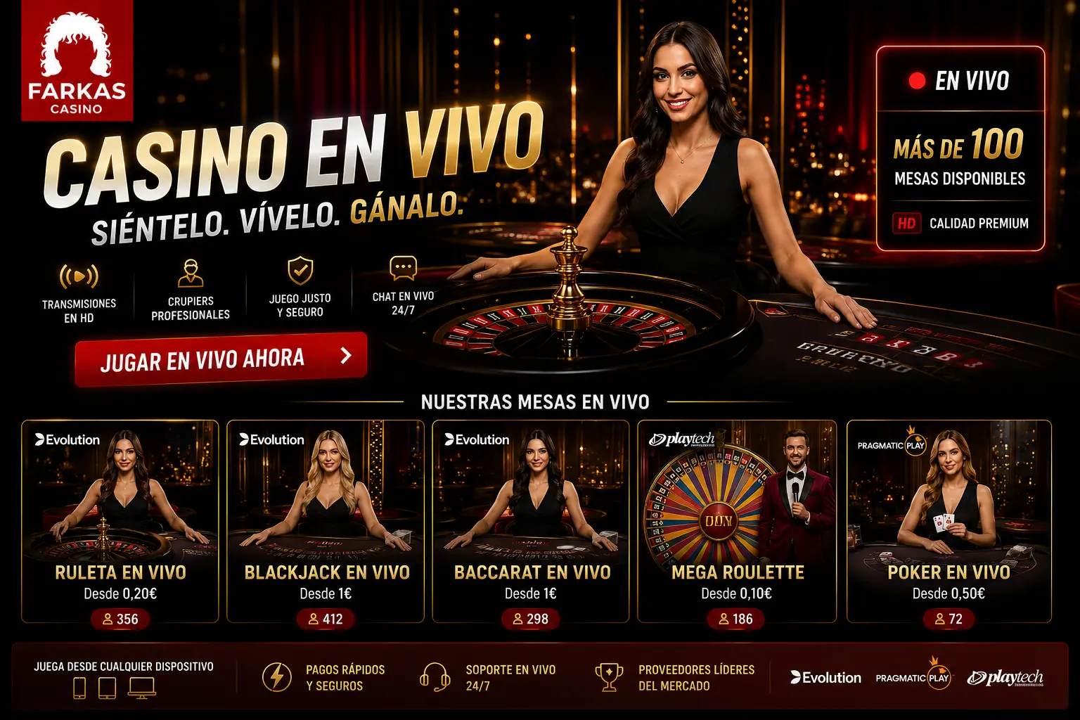 Casino en vivo Farkas Casino